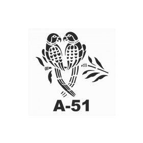 Artebella A-51 20X20 cm Stencil