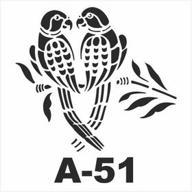 Artebella A-51 20X20 cm Stencil