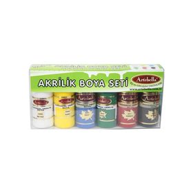 Artebella ABS10030 SET-01 30 cc 6'li Universal Akrilik Boya