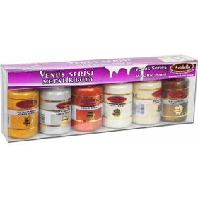 Artebella ABSVS001 6'lı Set Venüs Serisi Metalik Boya