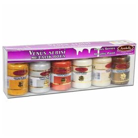 Artebella ABSVS001 6'lı Set Venüs Serisi Metalik Boya