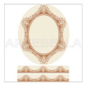 Artebella Açık Zemin 23x34 cm 1751V Büyük Dantel Kolay Transfer