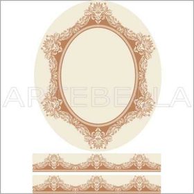 Artebella Açık Zemin 23x34 cm 1751V Büyük Dantel Kolay Transfer