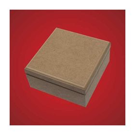 Artebella AKT26 12X12X6 cm Ahşap Mdf Kutu