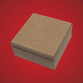 Artebella AKT26 12X12X6 cm Ahşap Mdf Kutu