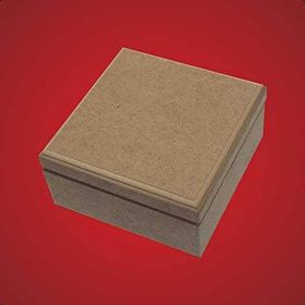 Artebella AKT26 12X12X6 cm Ahşap Mdf Kutu