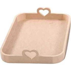 Artebella ATP063 45X33X8.5 cm Ahşap Mdf Tepsi