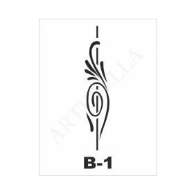 Artebella B-1 10X20 cm Stencil