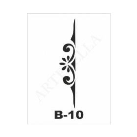 Artebella B-10 10X20 cm Stencil