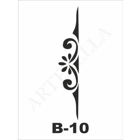 Artebella B-10 10X20 cm Stencil