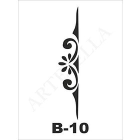 Artebella B-10 10X20 cm Stencil