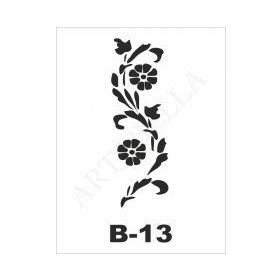 Artebella B-13 10X20 cm Stencil