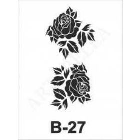 Artebella B-27 10X20 cm Stencil
