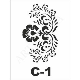 Artebella C-1 15X20 cm Stencil