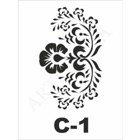 Artebella C-1 15X20 cm Stencil