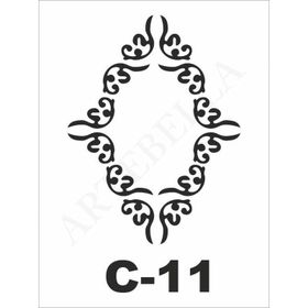 Artebella C-11 15X20 cm Stencil