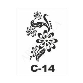 Artebella C-14 15X20 cm Stencil
