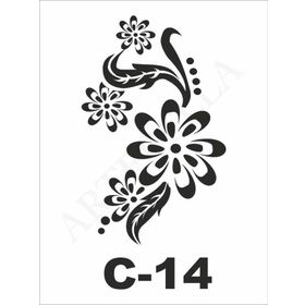 Artebella C-14 15X20 cm Stencil