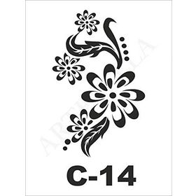 Artebella C-14 15X20 cm Stencil