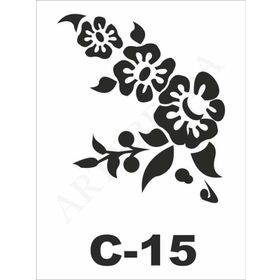 Artebella C-15 15X20 cm Stencil