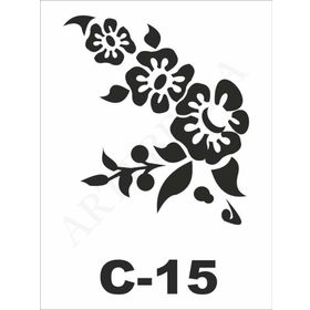 Artebella C-15 15X20 cm Stencil