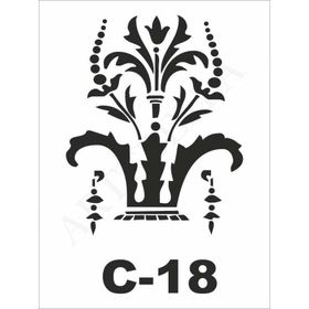 Artebella C-18 15X20 cm Stencil