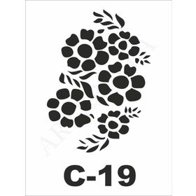 Artebella C-19 15X20 cm Stencil