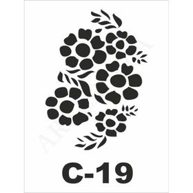 Artebella C-19 15X20 cm Stencil