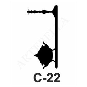 Artebella C-22 15X20 cm Stencil