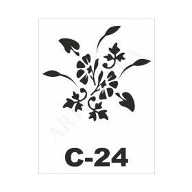 Artebella C-24 15x20 cm Stencil Şablon