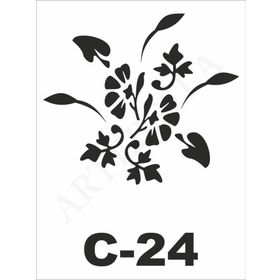 Artebella C-24 15x20 cm Stencil Şablon