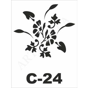 Artebella C-24 15x20 cm Stencil Şablon