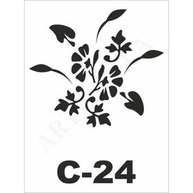 Artebella C-24 15x20 cm Stencil Şablon
