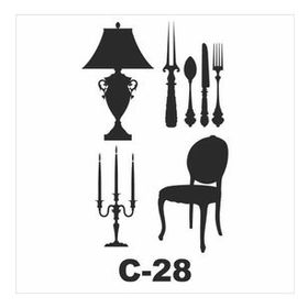 Artebella C-28 15X20 cm Stencil