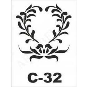 Artebella C-32 15X20 cm Stencil