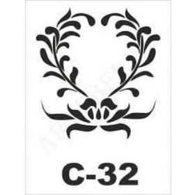 Artebella C-32 15X20 cm Stencil