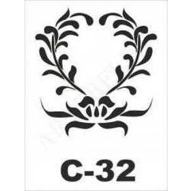 Artebella C-32 15X20 cm Stencil