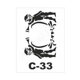 Artebella C-33 15X20 cm Stencil