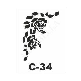 Artebella C-34 15X20 cm Stencil