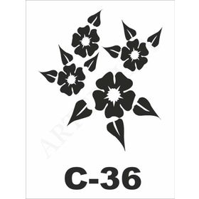 Artebella C-36 15X20 cm Stencil