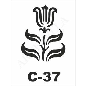 Artebella C-37 15X20 cm Stencil