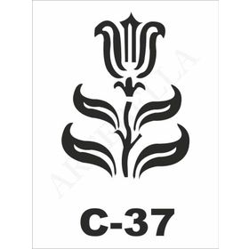 Artebella C-37 15X20 cm Stencil