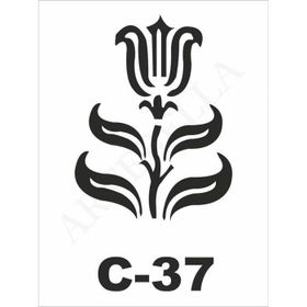 Artebella C-37 15X20 cm Stencil