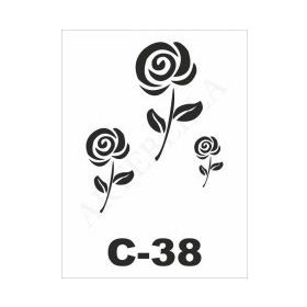 Artebella C-38 15X20 cm Stencil