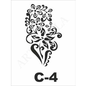 Artebella C-4 15X20 cm Stencil