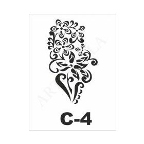 Artebella C-4 15X20 cm Stencil