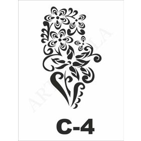 Artebella C-4 15X20 cm Stencil