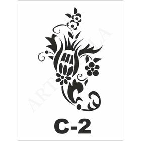 Artebella C-4 2 15X20 cm Stencil
