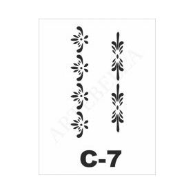 Artebella C-7 15X20 cm Stencil