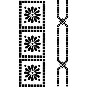 Artebella D-10 20X30 cm Stencil